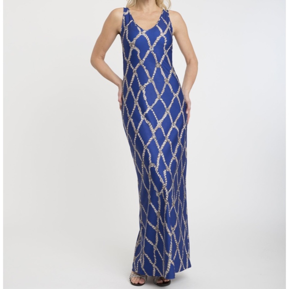 Ala von Auersperg Sea Rope Stretch Halter Dress